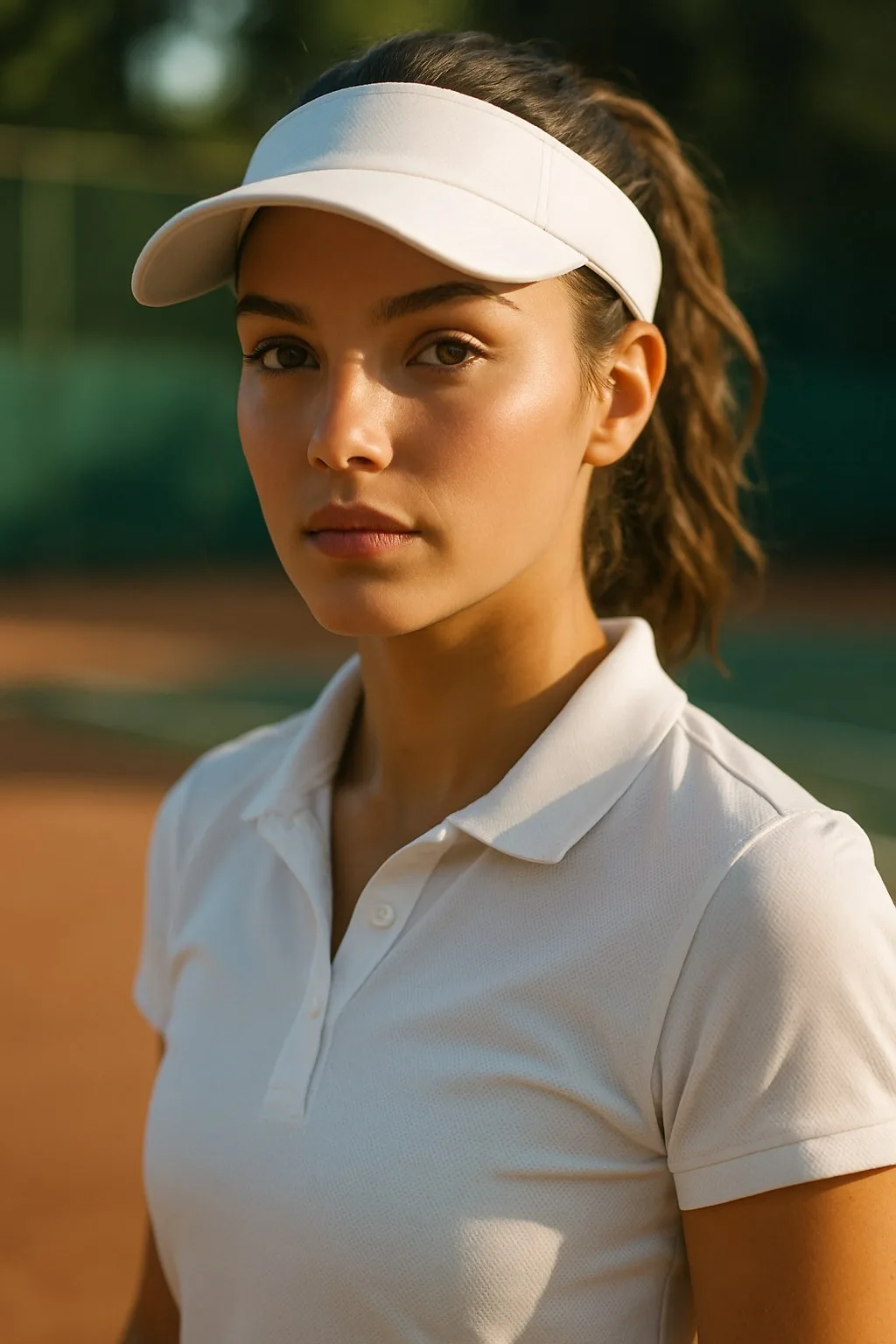 Court Visor & Polo Combo